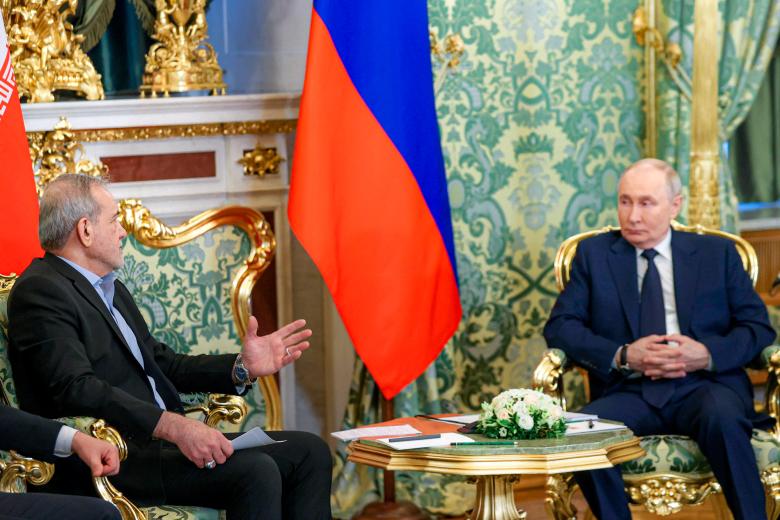 Масуд Пезешкиан и Владимир Путин