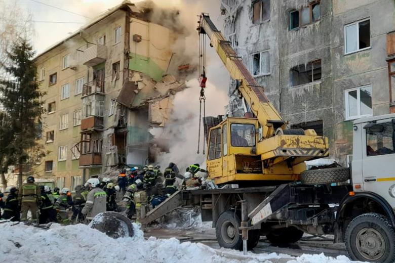 Разбор завалов в Новосибирске