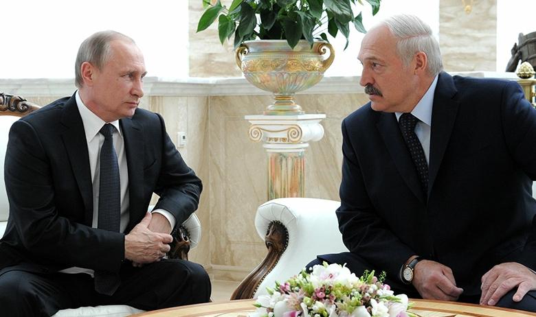 Владимир Путин и Александр Лукашенко
