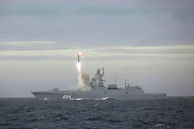 Запуск гиперзвуковой крылатой ракеты «Циркон»