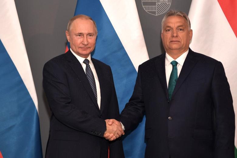 Владимир Путин с премьер-министром Венгрии Виктором Орбаном