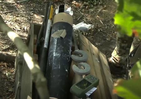 Морпехи нашли тайник противника с боеприпасами для гранатометов