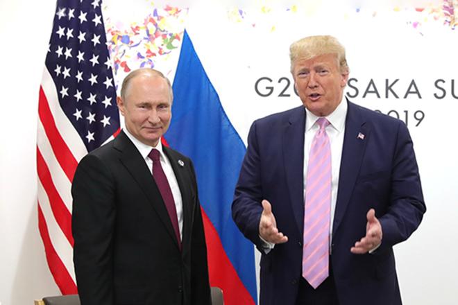 Владимир Путин и Дональд Трамп
