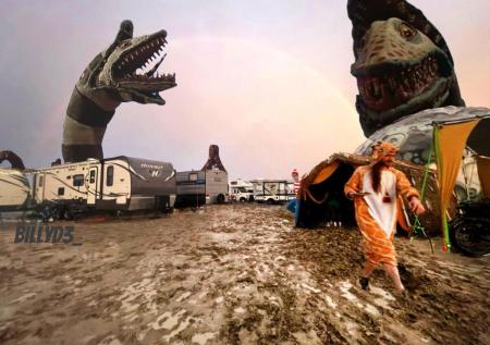 Грязевой апокалипсис в США: тысячи гостей Burning Man оказались в ловушке