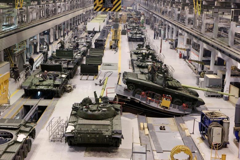 Уралвагонзавод. Танковый конвейер