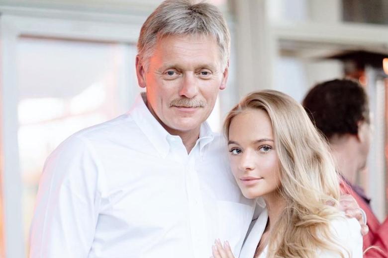 Дмитрий Песков с дочерью