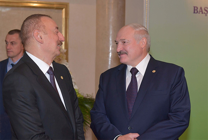 Ильхам Алиев и Александр Лукашенко