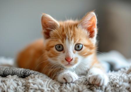 Приют спас котенка с необычной мутацией