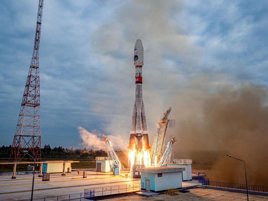 Пуск ракеты-носителя «Союз-2.1б» с космическим аппаратом «Луна-25» 