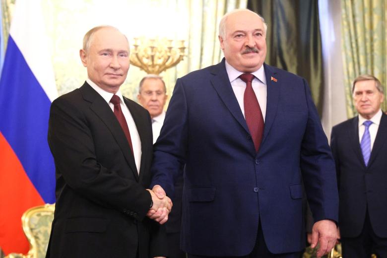 Владимир Путин и Александр Лукашенко