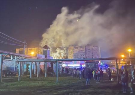 Упавший в Ейске самолет потушили