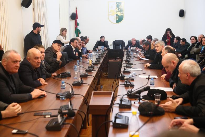 Внеочередное заседание парламента Абхазии