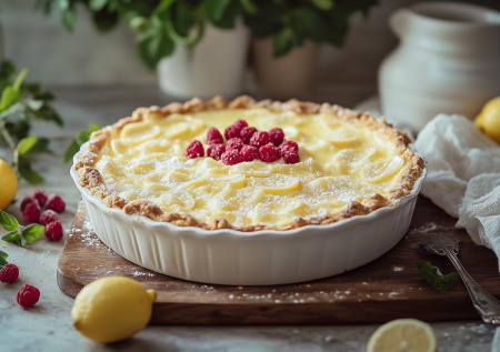 Диетический лимонный пирог: легкий и ароматный десерт