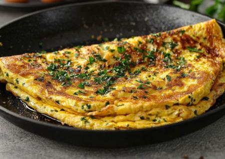 Жарим пышный омлет на сковороде: топ-5 рецептов с добавками на любой вкус