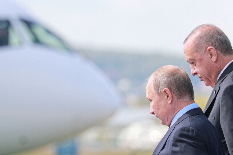 Владимир Путин и Тайип Эрдоган