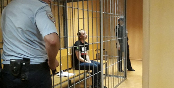 Иван Голунов в суде