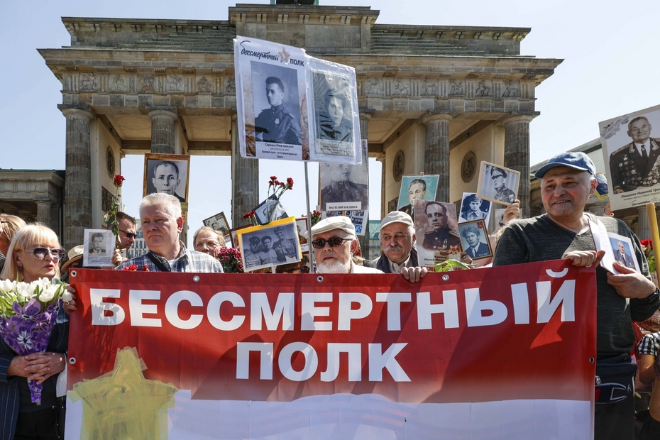 «Бессмертный полк» в Берлине всегда был массовым шествием