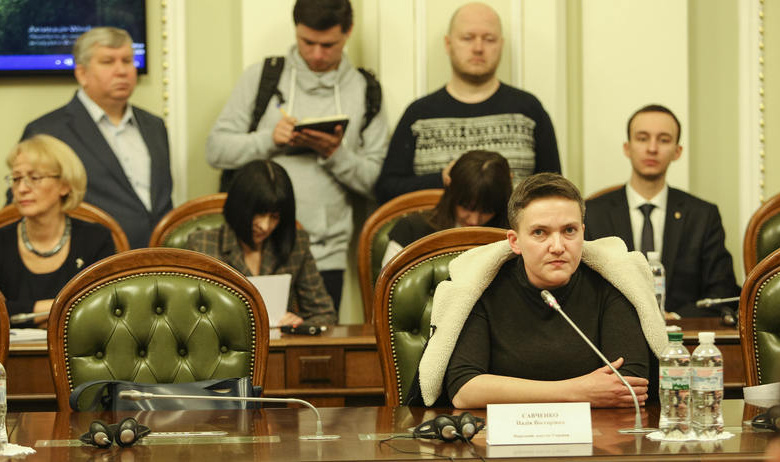 Депутат Верховной рады Украины Надежда Савченко