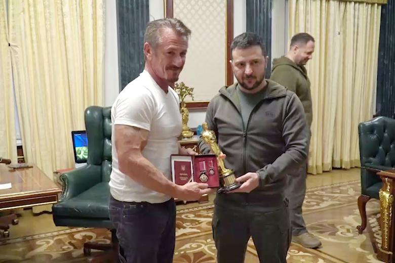 Шон Пенн, Владимир Зеленский