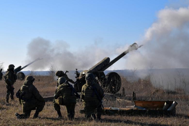 Боевая работа расчетов гаубиц Д-30 в южном секторе СВО