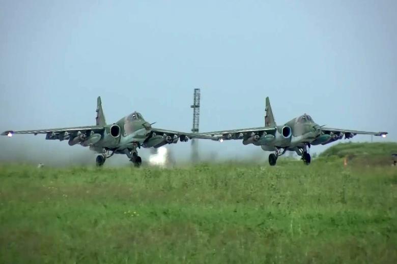 Штурмовики Су-25СМ ВКС России в зоне специальной военной операции