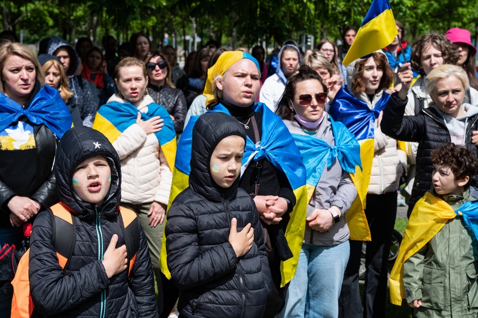 Украинские беженцы в Германии