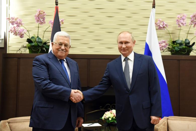 Махмуд Аббас и Владимир Путин