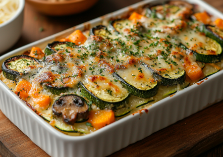 Рецепт для похудения! Кабачковая лазанья с шампиньонами. Едим, и вес уходит