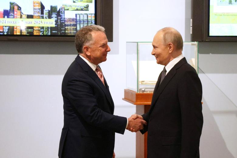 Владимир Путин и Стив Уиткофф