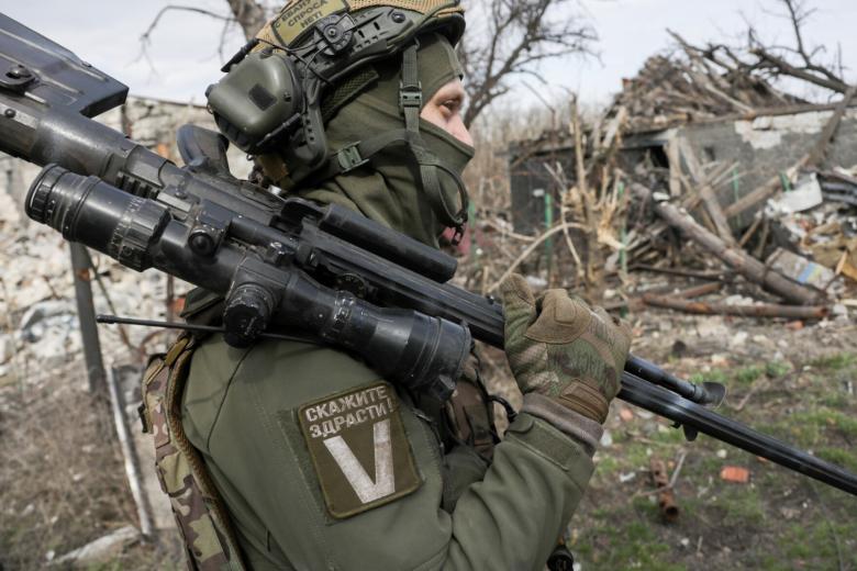 Военнослужащий в зоне проведения СВО