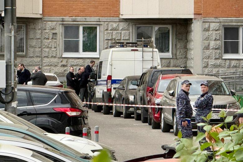 На месте взрыва в Балашихе