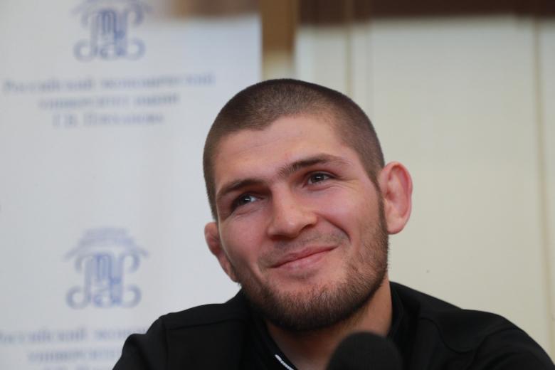 Чемпион Абсолютного бойцовского чемпионата (UFC) Хабиб Нурмагомедов