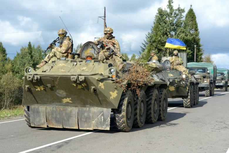 Солдаты вооруженных сил Украины