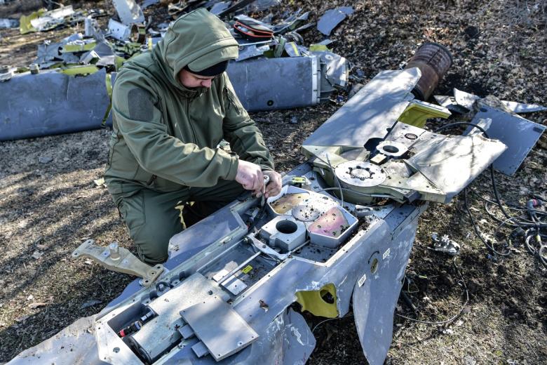 Обломки ракеты Storm Shadow