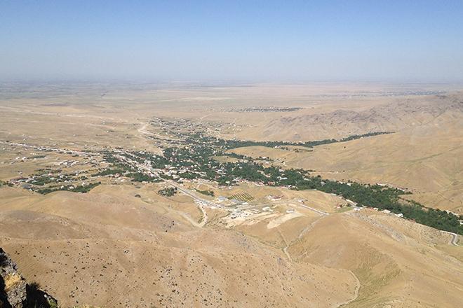 Кишлак Аксай в Нурабадском районе Самаркандской области Узбекистана