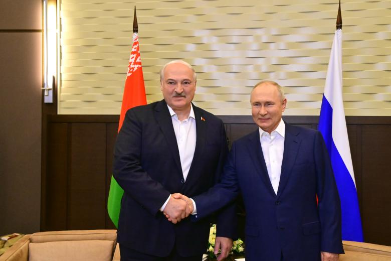 Александр Лукашенко и Владимир Путин