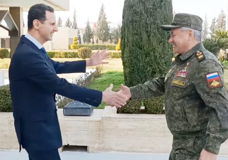 Шойгу и Асад обсудили в Дамаске терроризм и военное сотрудничество