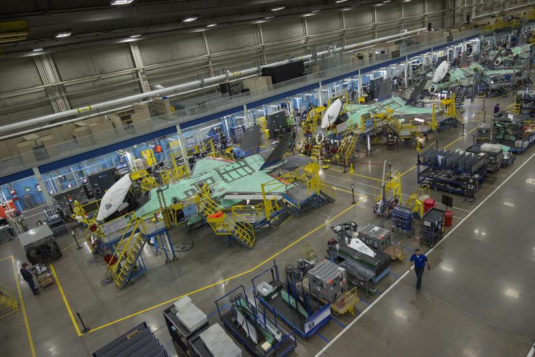 Завод Lockheed Martin по производству истребителей F-35