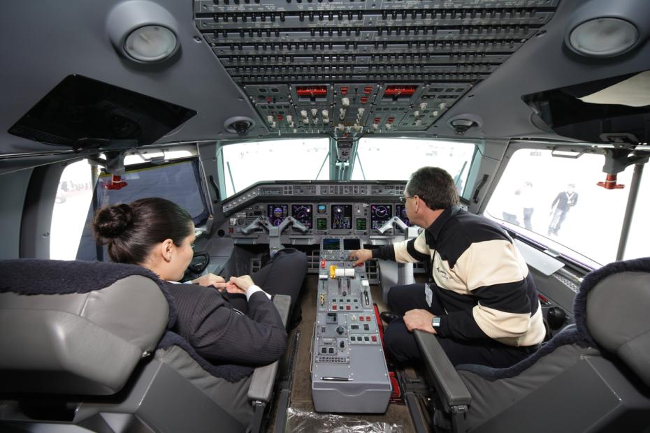 Кабина пилота самолета Embraer Legacy 600 