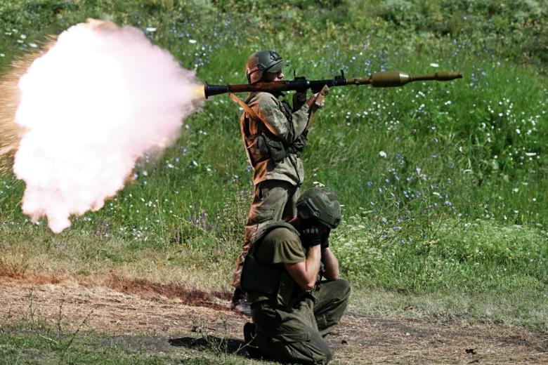 Военнослужащие штурмовых подразделений ВС РФ