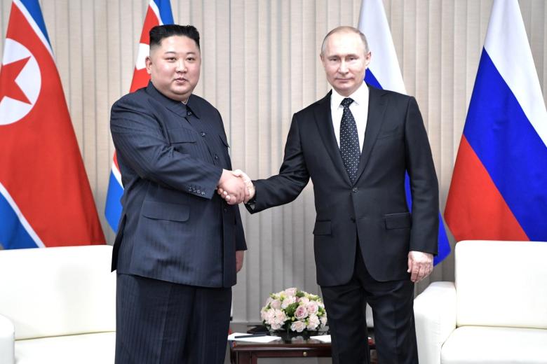 Ким Чен Ын, Владимир Путин
