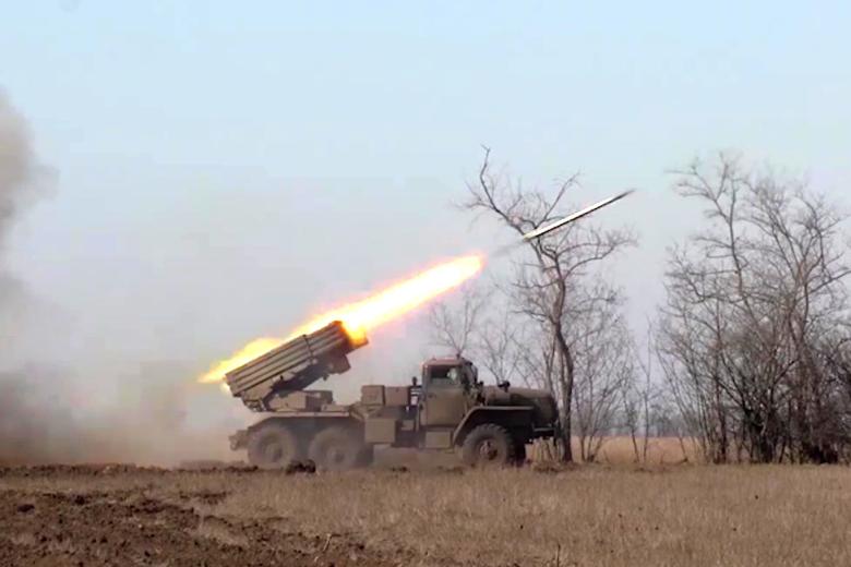 Боевая работа расчетов РСЗО Торнадо-Г