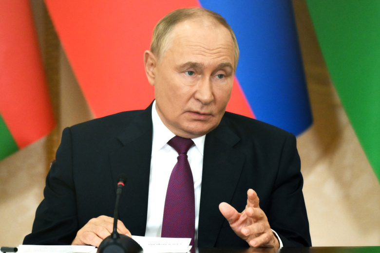 Президент России Владимир Путин в Азербайджане