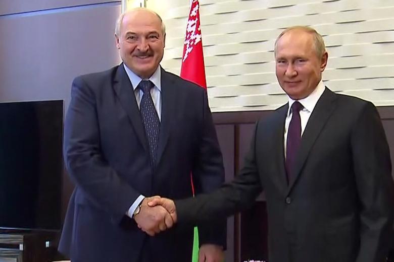 Александр Лукашенко и Владимир Путин