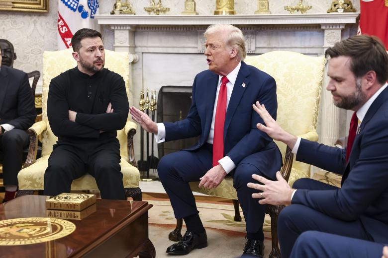 Владимир Зеленский, Дональд Трамп и Джей Ди Вэнс