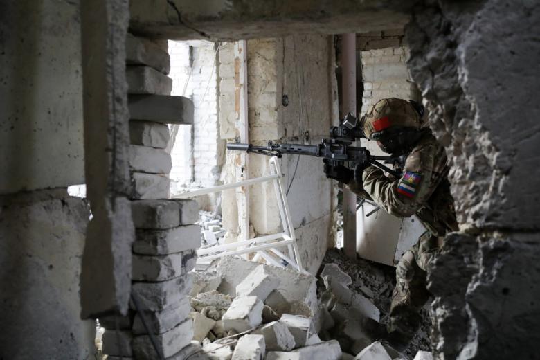 Военнослужащий РФ в зоне проведения СВО