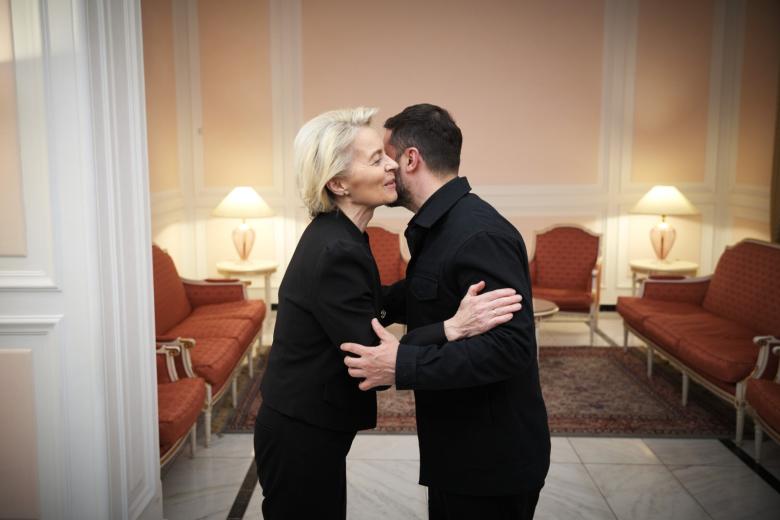 Урсула фон дер Ляйен, Владимир Зеленский