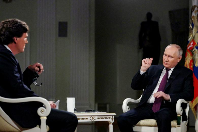 Такер Карлсон, Владимир Путин
