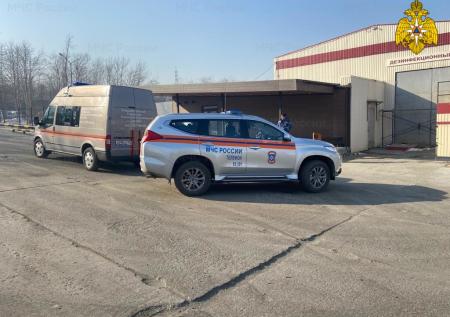 Во Владивостоке устранили утечку аммиака на производстве