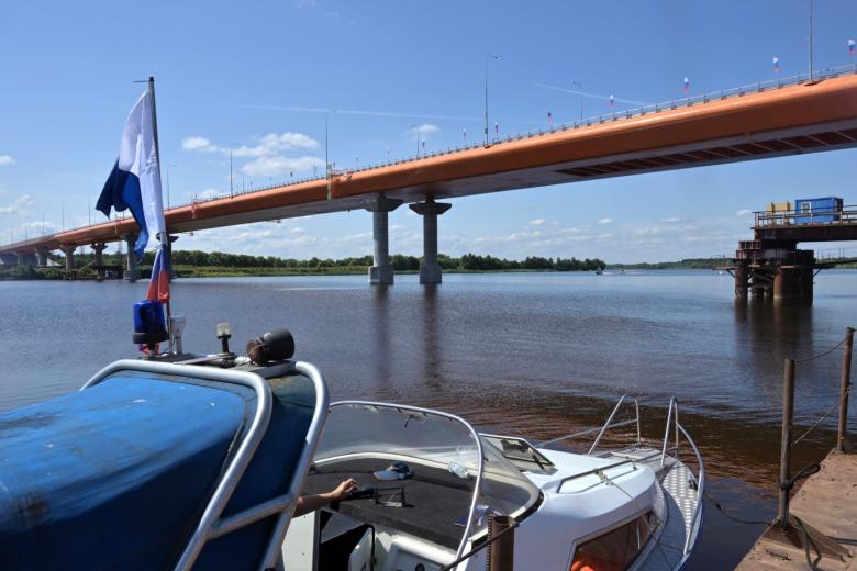 Мост северного обхода Твери на 155-м километре трассы М-11 «Нева»